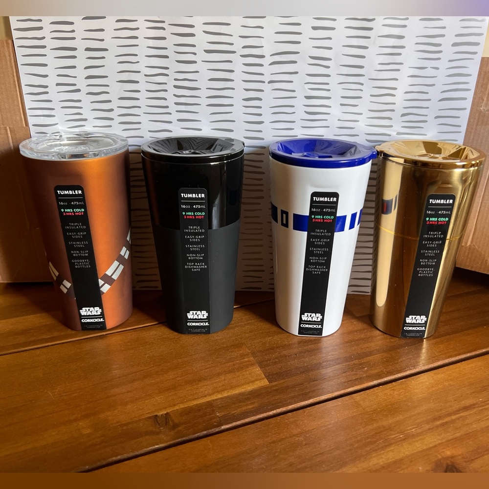 Set of 4 Star Wars Corkcicle Tumblers